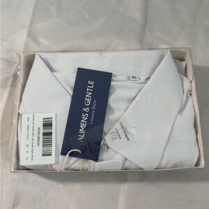 Men’s White Dress Shirt by Alimens & Gentle XL New in Box